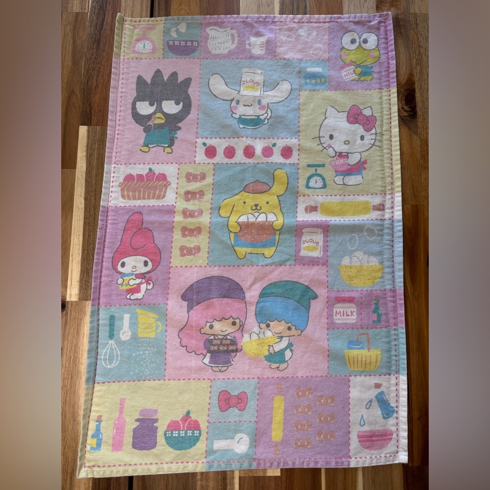 Hello Kitty and Friends Sanrio Kitchen Cloth - Sweet Treats Lootcrate